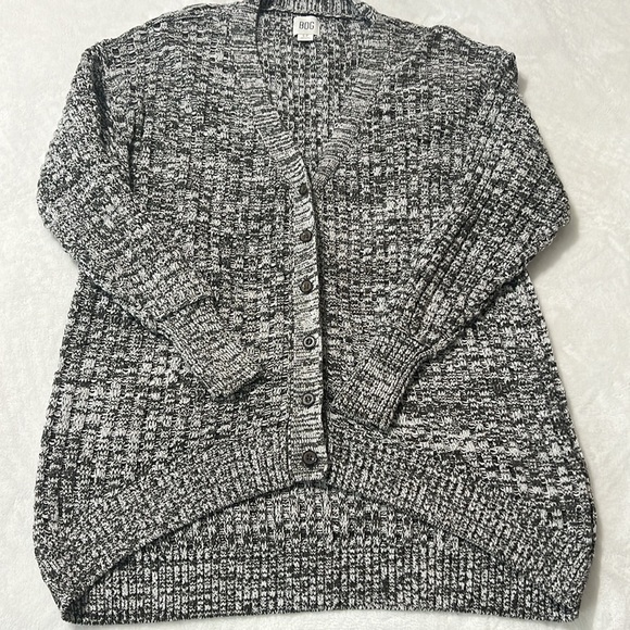 BDG Kellan Knit Cardigan Sz S — Longline Heather Gray Cozy - Picture 7 of 13
